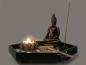 Mobile Preview: Zen-Garten mit Buddhafigur Rauchstab Dekostein Nr:HY-365